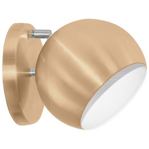 Arandela Retrô Bola Lavabo Banheiro CorredorSacada New Cobre