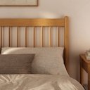 Ver imagem 5 de Cabeceira de Cama Casal Queen Madeira Ripado 168 cm Moderna Freijo Mina Idimex