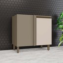 Ver imagem 6 de Balcão de Cozinha de Canto Reto Lora 1 Porta MDF 84cm Duna-Cristal Casa 812