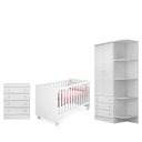Ver imagem 1 de Quarto Infantil Berço Mini Cama Americano Branco - FdECOR