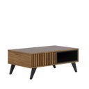 Ver imagem 7 de Mesa de Centro Retangular 1 Nicho Pés em Madeira Maciça Jeri Móveis