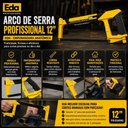 Ver imagem 3 de Arco Serra Profissional Serrote Precisao Metal Plastico Manual Emborrachado 12 Polegadas Reparos Dom