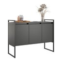 Ver imagem 1 de Armario Industrial 3 Portas Balso Preto Onix
