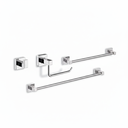 Ver imagem 1 de Kit Acessórios de Banheiro Inox Cromado 4 Peças