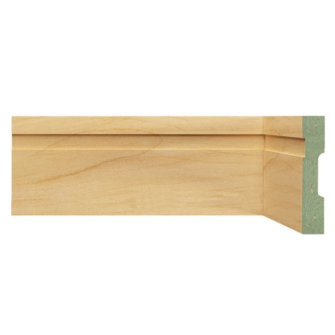 Rodapé MDF Frisado 10cm x 2,40m 1002 Moldufama