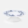 Prato com Pé para Bolo Blue Pottery - M Blue Gardenia - 1