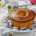 Ver imagem 3 de Prato com Pé para Bolo Blue Pottery - M Blue Gardenia