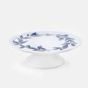 Ver imagem 1 de Prato com Pé para Bolo Blue Pottery - M Blue Gardenia