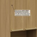 Ver imagem 6 de Paneleiro 70cm 4 Portas 1 Gaveta com Nicho Micro-ondas Elegance Luciane Móveis