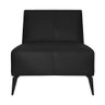 Poltrona Decorativa Braford 2052 Couro Legitimo Preto - 6