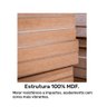 Banco de Jantar 3 Lugares Aurora Chumbo e Nature 130 cm - Cimol - 6
