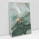 Ver imagem 1 de Quadro Decorativo em Canvas Abstrato Mármore Safira TaColado Moldura Flutuante 4,5cm Branca 90 x 60c