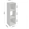 Estante de Livros 3 Nichos em Mdf Preto [f031] - 3