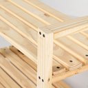 Ver imagem 5 de Kit 4 Armários Multiuso Sapateira Pinus Bege