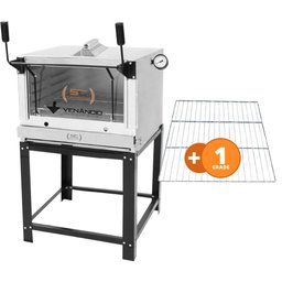 KIT - Forno Gás Industrial Roma Inox Infravermelho FIRIV80 + Grade extra - 1