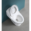 Ver imagem 4 de Vaso Sanitário Monobloco Completo - Caixa Acolpada com Assento Cor Branco