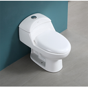 Ver imagem 3 de Vaso Sanitário Monobloco Completo - Caixa Acolpada com Assento Cor Branco