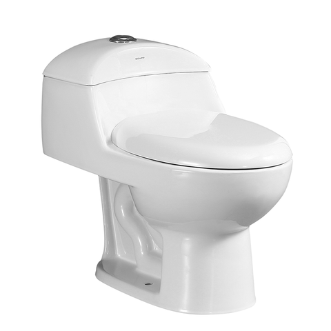 Vaso Sanitário Monobloco Completo - Caixa Acolpada com Assento Cor Branco