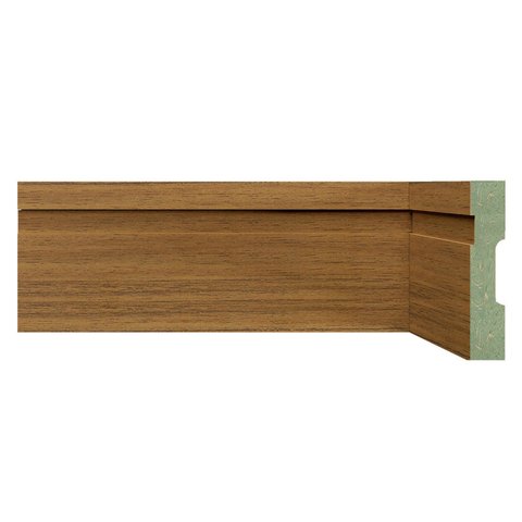 Rodapé MDF Frisado 10cm x 2,40m 1002 Moldufama