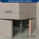 Ver imagem 6 de Cozinha Completa Americana Texas 12 Portas 2 Gavetas com Vidro com Rodapé Griss - Pnr Móveis