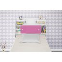 Ver imagem 3 de Cabeceira Box Solteiro 0,88cm Elisa Branco Branco/rosa - Framar Móveis