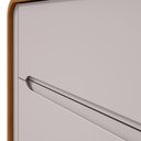 Ver imagem 3 de Comoda 8 Gavetas Loop Amendoa Clean