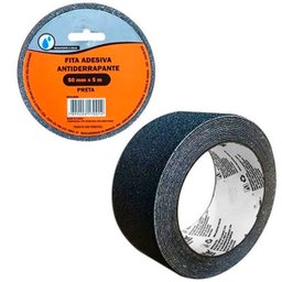 Fita Adesiva de Pvc Antiderrapante Segura 50 Mm X 5 M Preta - 2