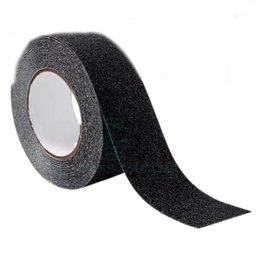 Fita Adesiva de Pvc Antiderrapante Segura 50 Mm X 5 M Preta - 5