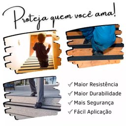 Fita Adesiva de Pvc Antiderrapante Segura 50 Mm X 5 M Preta - 3