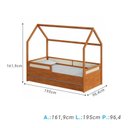Ver imagem 3 de Conjunto Bicama Casinha Rattan com Escada e Escorregador Divertidamente