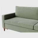Ver imagem 3 de Sofá 3 Lugares Living Fixo Viena 2,20m em Linho:verde Claro