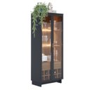 Ver imagem 4 de Cristaleira 2 Portas 1 Gaveta com Adega Guanabara  Móveis