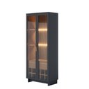 Ver imagem 6 de Cristaleira 2 Portas 1 Gaveta com Adega Guanabara  Móveis