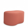 Puff Feijão Curvo Orgânico Redondo Sala Confortável Moderno Suede:rosa - 2