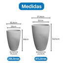 Ver imagem 3 de Vaso Liso Cônico Polietileno Japi