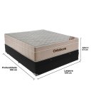 Ver imagem 2 de Cama Box com Baú Casal Preto + Colchão de Molas Ensacadas - Ortobom - Airtech Springpocket - 138x188