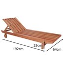 Ver imagem 2 de Espreguiçadeira Madeira Maciça Maldivas