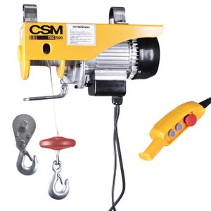 Guincho Elétrico de Coluna com Cabo de Aço 220V 500/1000 Kg TEC 500 - CSM