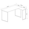 Escrivaninha em L 105x135cm Smart Movenord - 4