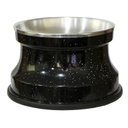 Ver imagem 1 de Comedouro Alto Gatos Alumínio Gastrobel - Preto Pigmentado