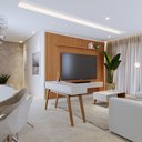 Ver mais imagens de Aparador 1 Gaveta Riviera Móveis Águas Brasileiras Branco/Off White