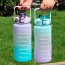 Ver imagem 7 de Garrafa Squeeze de Água para Academia 2 Litros de Plástico