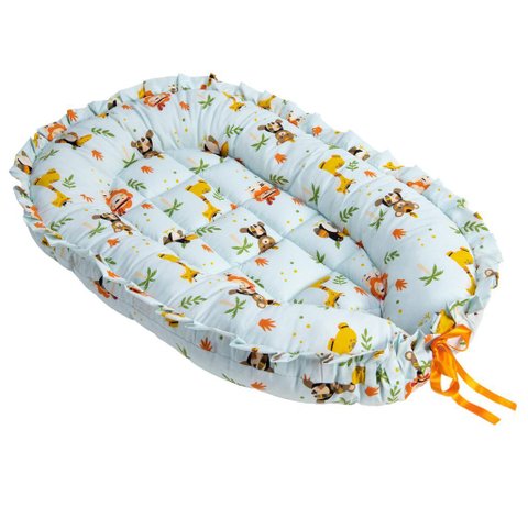 Ninho Redutor para Bebê - Safari Laranja