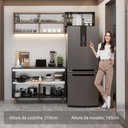 Ver imagem 5 de Armário de Cozinha Compacta 190cm Reims Madesa 09 Preto/rustic