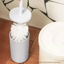 Ver imagem 2 de Escova para Vaso Sanitário com Suporte Bold ou Branco Esfregão de Privada Banheiro