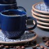Conjunto com 6 Xícaras de Café com Pires Coup Stoneware New Asteca 97ml - 5