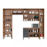 Cozinha Modulada Completa com 5 Peças 13 Portas 2 Gavetas Vidro Reflecta e Tampo 100% MDF Itália - 4
