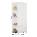 Ver imagem 5 de Quarto Infantil Berço e Guarda Roupa Gutti Móveis Estrela