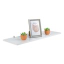 Ver imagem 2 de Prateleira Branca Mdf 40 X 15cm Suporte Invisível
