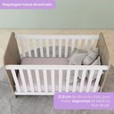Ver mais imagens de Quarto de Bebê Completo Labirinto 2 Portas 2 Gavetas Rústico/branco - Henn